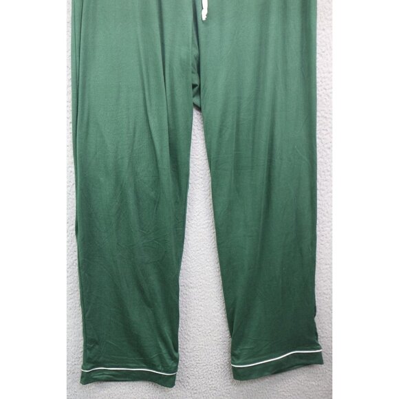 Born Green Long Sleeve Pajama Set-Size Large-Drawstring-Soft - Picture 3 of 16